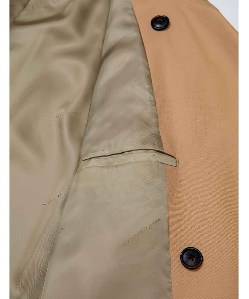 MR.GENTLEMAN(ミスタージェントルマン)の「GRAPHIC LONG TRENCH COAT(トレンチコート・メンズ・ベージュ・MEDIUM)」の4枚目の写真