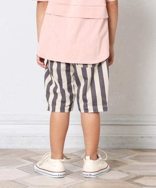 MAKE YOUR DAY（メイクユアデイ）の「ストライプタックパンツ■80～140cm（その他パンツ・キッズ・チャコールグレー/カーキ/ブルー・90/100/110/120/80/130/140）」の20枚目の写真