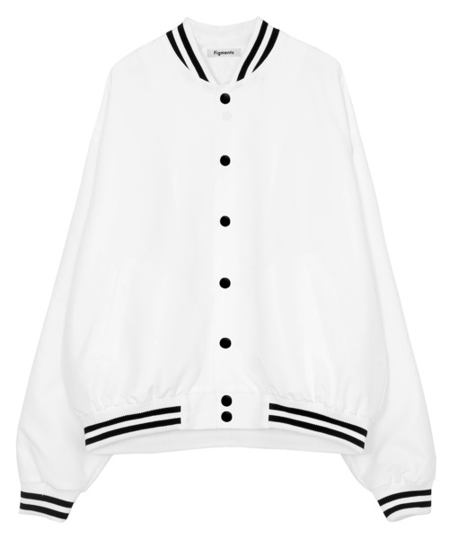 Figments（フィグメンツ）の「オーバーナイロンジャケット（ブルゾン・レディース・ブラック/パープル/オフホワイト/ピンク・SMALL/MEDIUM）」の17枚目の写真