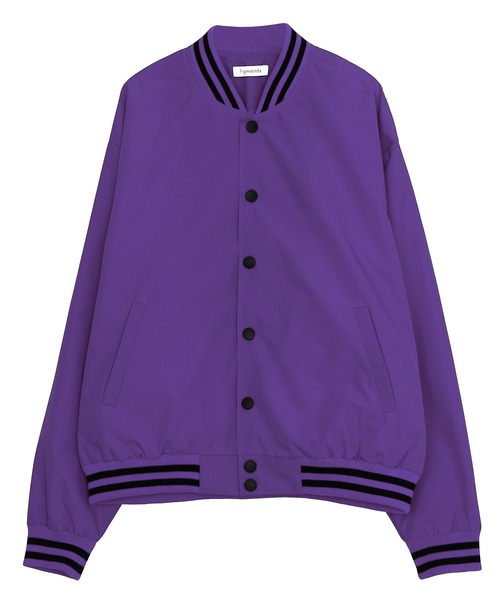 Figments（フィグメンツ）の「オーバーナイロンジャケット（ブルゾン・レディース・ブラック/パープル/オフホワイト/ピンク・SMALL/MEDIUM）」の18枚目の写真