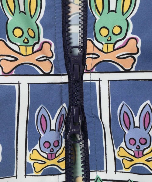 Psycho Bunny（サイコバニー）の「ARTタイルロゴ マウンテンパーカ