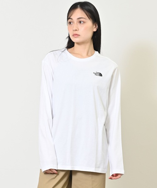 THE NORTH FACE(ザノースフェイス)の「THE NORTH FACE(ザ・ノース・フェイス) レッドボックス 長袖Tシャツ(Tシャツ/カットソー・レディース・ホワイト・M/XL/L)」の2枚目の写真