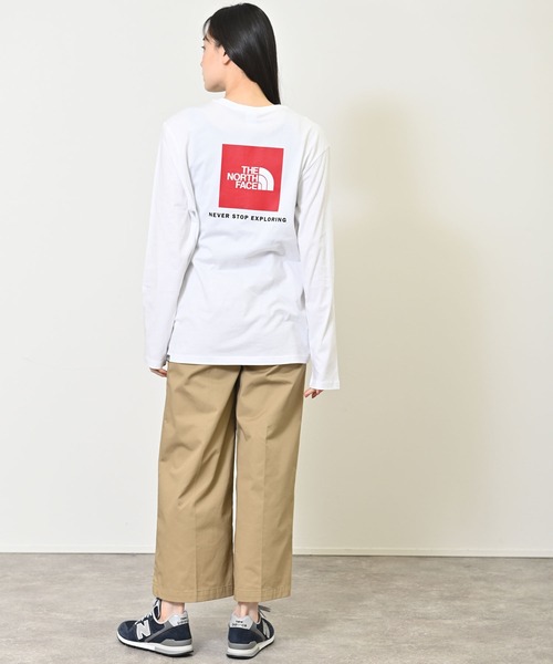THE NORTH FACE(ザノースフェイス)の「THE NORTH FACE(ザ・ノース・フェイス) レッドボックス 長袖Tシャツ(Tシャツ/カットソー・レディース・ホワイト・M/XL/L)」の4枚目の写真