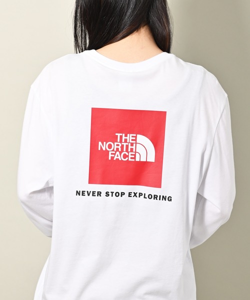 THE NORTH FACE(ザノースフェイス)の「THE NORTH FACE(ザ・ノース・フェイス) レッドボックス 長袖Tシャツ(Tシャツ/カットソー・レディース・ホワイト・M/XL/L)」の5枚目の写真
