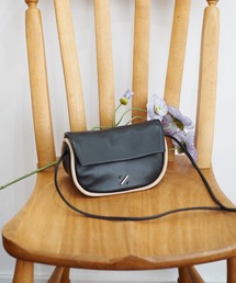 R/b nestle to BEAURE | Rb カウレザー ２tone Round Flap mini Shoulder(ショルダーバッグ)