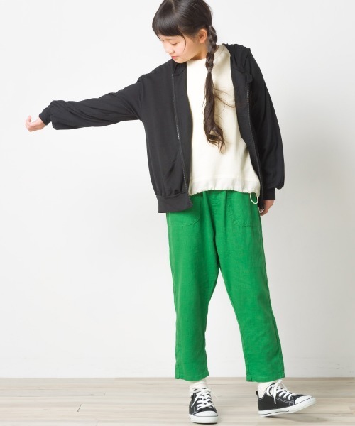 キッズUVカット&ドライ加工ジップパーカー