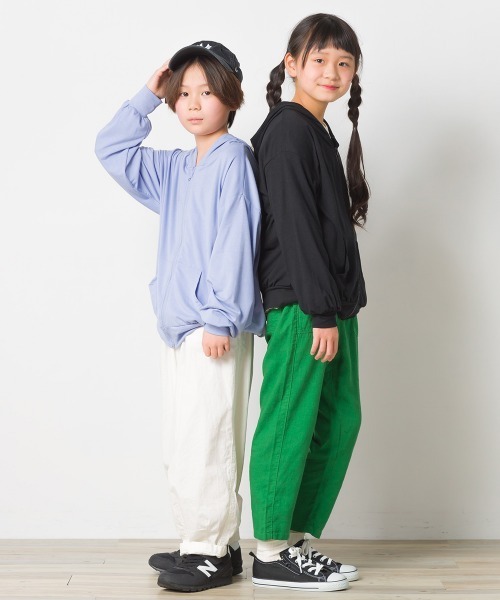 キッズUVカット&ドライ加工ジップパーカー