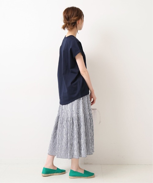 IENA（イエナ）の「ストライプティアードスカート（スカート・レディース・ブラック/オレンジ/ブルー・38/36/34）」の20枚目の写真