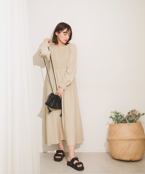 FREE'S MART（フリーズマート）の「マジックベルトサンダル（サンダル・レディース・ブラック/ベージュ・SMALL/MEDIUM）」の7枚目の写真