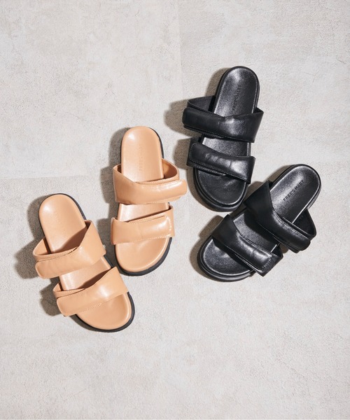 FREE'S MART（フリーズマート）の「マジックベルトサンダル（サンダル・レディース・ブラック/ベージュ・SMALL/MEDIUM）」の18枚目の写真