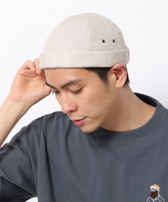 帽子 andwang Tweed Classical Logo Cap white tweed classical logo cap（キャップ）｜andwang（アンドワン）の