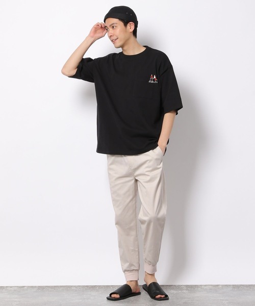 LAKOLE(ラコレ)の「リネン混ロールキャップ / 266401(キャップ・メンズ・ブラック/オフホワイト・9)」の3枚目の写真