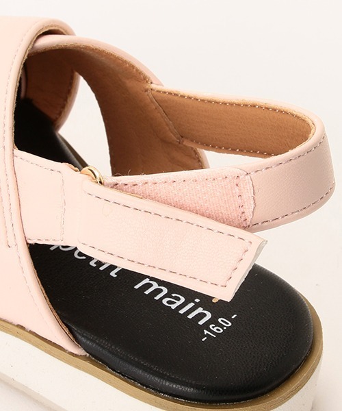 petit main（プティマイン）の「クロスサンダル（サンダル・キッズ・アイボリー/ライトピンク・15cm/17cm/18cm/16cm）」の8枚目の写真