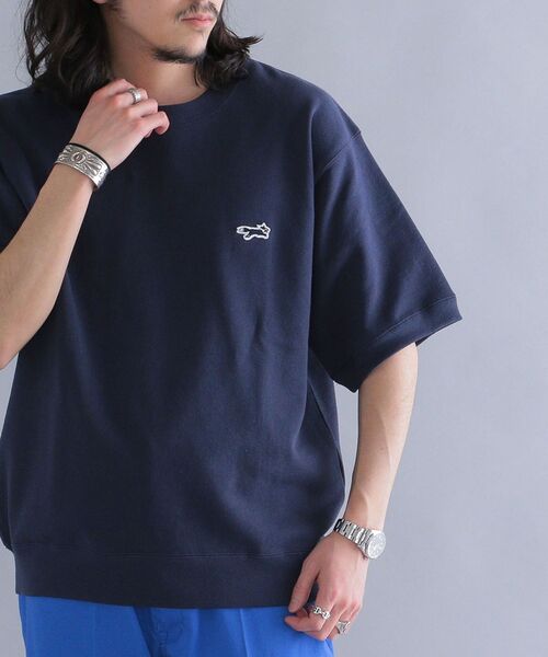 PENNEYS(ぺニーズ)の「*【SHIPS別注】PENNEYS: FOX ロゴ ワッペン ショートスリーブ スウェット(Tシャツ/カットソー・メンズ・ホワイト/ダークグレー/ブルー/ネイビー/オレンジ・SMALL/MEDIUM/LARGE/X-LARGE)」の4枚目の写真