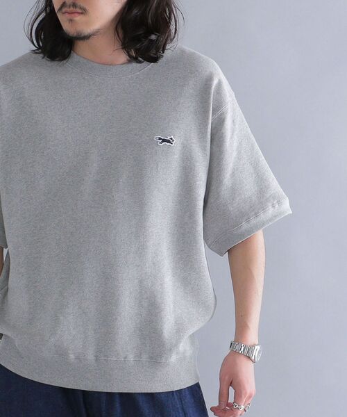 PENNEYS(ぺニーズ)の「*【SHIPS別注】PENNEYS: FOX ロゴ ワッペン ショートスリーブ スウェット(Tシャツ/カットソー・メンズ・ホワイト/ダークグレー/ブルー/ネイビー/オレンジ・SMALL/MEDIUM/LARGE/X-LARGE)」の3枚目の写真