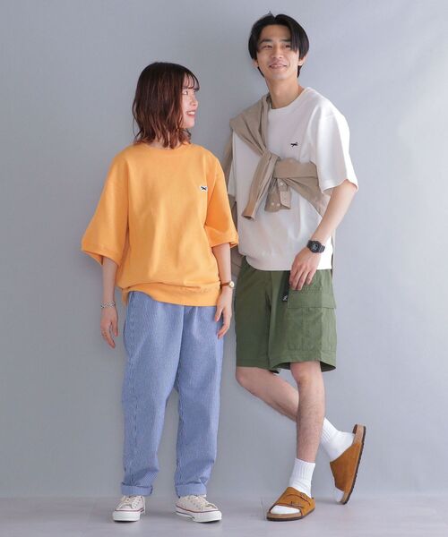 PENNEYS(ぺニーズ)の「*【SHIPS別注】PENNEYS: FOX ロゴ ワッペン ショートスリーブ スウェット(Tシャツ/カットソー・メンズ・ホワイト/ダークグレー/ブルー/ネイビー/オレンジ・SMALL/MEDIUM/LARGE/X-LARGE)」の8枚目の写真