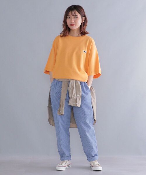 PENNEYS(ぺニーズ)の「*【SHIPS別注】PENNEYS: FOX ロゴ ワッペン ショートスリーブ スウェット(Tシャツ/カットソー・メンズ・ホワイト/ダークグレー/ブルー/ネイビー/オレンジ・SMALL/MEDIUM/LARGE/X-LARGE)」の9枚目の写真