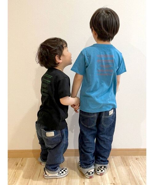 Ungrid（アングリッド）の「Kids UngridロゴTee（Tシャツ/カットソー・キッズ・ブルー/ブラック/グリーン/オフホワイト/ピンク・100/120）」の13枚目の写真