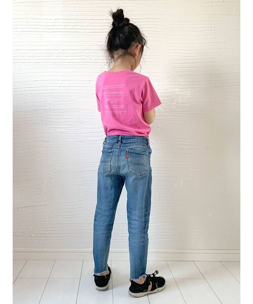 Ungrid（アングリッド）の「Kids UngridロゴTee（Tシャツ/カットソー・キッズ・ブルー/ブラック/グリーン/オフホワイト/ピンク・100/120）」の16枚目の写真