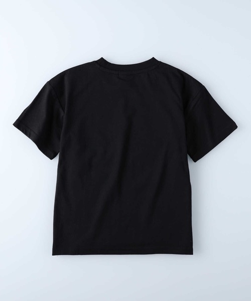 CONVERSE（コンバース）の「【CONVERSE】カレッジ風ロゴＴシャツ（Tシャツ/カットソー・キッズ・ホワイト/ブラック・160/120/105/150/130/140）」の5枚目の写真