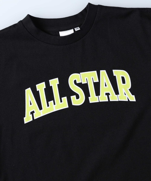 CONVERSE（コンバース）の「【CONVERSE】カレッジ風ロゴＴシャツ（Tシャツ/カットソー・キッズ・ホワイト/ブラック・160/120/105/150/130/140）」の6枚目の写真
