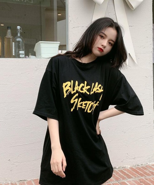 Bifrost(ビフレスト)の「ストリートロゴTシャツ(Tシャツ/カットソー・レディース・ホワイト/ピンク/ブラック・XL/L)」の2枚目の写真