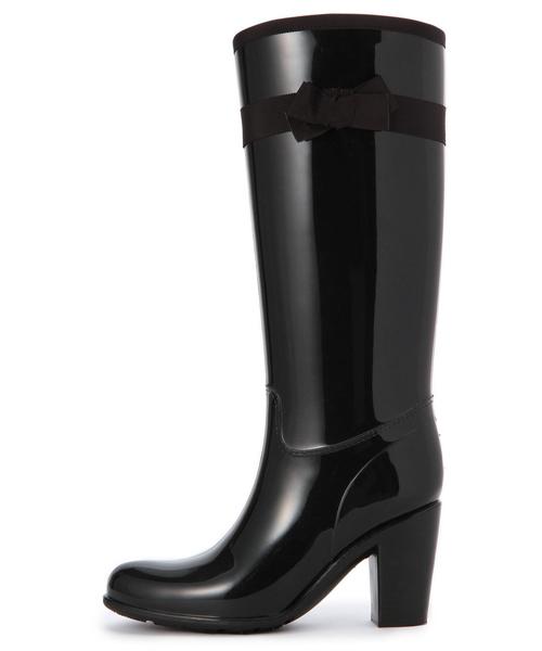 ODETTE E ODILE(オデットエオディール)の「O ラインRBN LBT80Ш(レインシューズ・レディース・ベージュ/ブラック・MEDIUM/SMALL/LARGE)」の7枚目の写真
