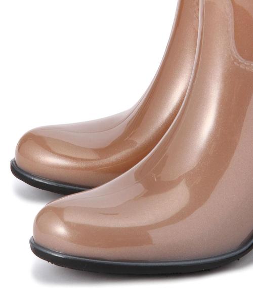 ODETTE E ODILE(オデットエオディール)の「O ラインRBN LBT80Ш(レインシューズ・レディース・ベージュ/ブラック・MEDIUM/SMALL/LARGE)」の3枚目の写真