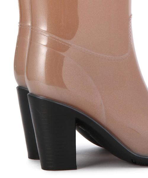 ODETTE E ODILE(オデットエオディール)の「O ラインRBN LBT80Ш(レインシューズ・レディース・ベージュ/ブラック・MEDIUM/SMALL/LARGE)」の4枚目の写真