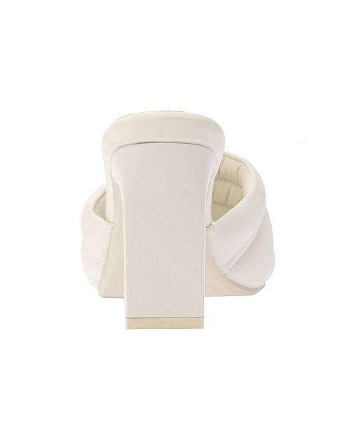 GYDA(ジェイダ)の「スクエアクッションサンダル(サンダル・レディース・オフホワイト/ブラック・MEDIUM/LARGE/SMALL)」の17枚目の写真