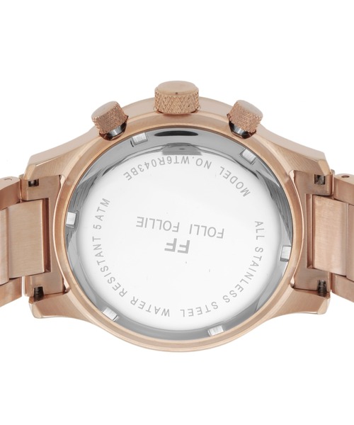 Folli Follie（フォリフォリ）の「Folli Follie/フォリフォリ ACECOLLECTION 腕時計 WT6R043BEW-XX レディース（アナログ腕時計・レディース・ピンクゴールド・FREE）」の2枚目の写真