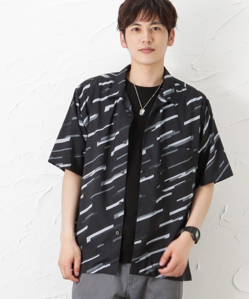 URBAN COLLECTION（アーバンコレクション）の「幾何学柄 半袖オープン