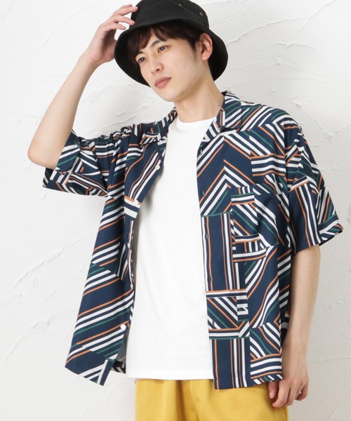 URBAN COLLECTION（アーバンコレクション）の「幾何学柄 半袖オープン