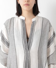 Chaos カオス リシュケシュリネンストライプワンピース Chaos（カオス）の「リシュケシュリネンストライプワンピース