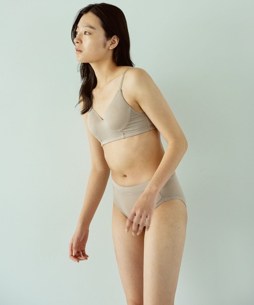 A part by（アパートバイ）の「underwear＿モダールブラ　271921（ブラジャー・レディース・ブラック/ベージュ/ピンク系その他・MEDIUM/LARGE）」の3枚目の写真