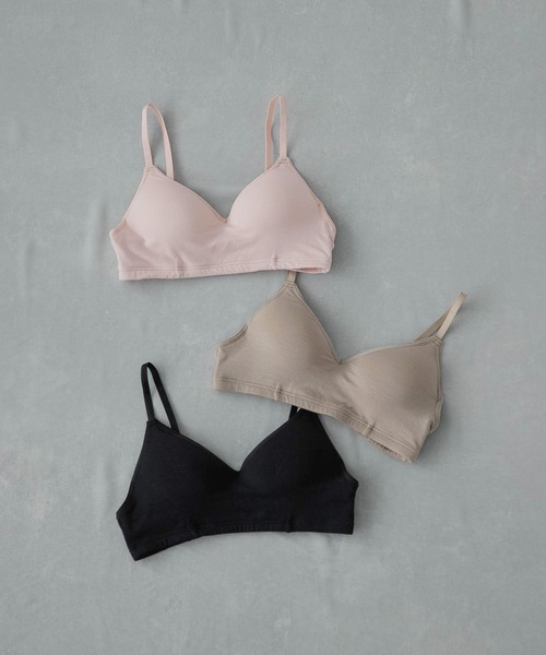 A part by（アパートバイ）の「underwear＿モダールブラ　271921（ブラジャー・レディース・ブラック/ベージュ/ピンク系その他・MEDIUM/LARGE）」の4枚目の写真