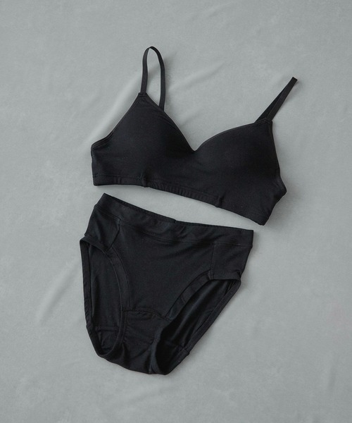 A part by（アパートバイ）の「underwear＿モダールブラ　271921（ブラジャー・レディース・ブラック/ベージュ/ピンク系その他・MEDIUM/LARGE）」の5枚目の写真