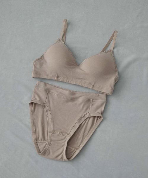 A part by（アパートバイ）の「underwear＿モダールブラ　271921（ブラジャー・レディース・ブラック/ベージュ/ピンク系その他・MEDIUM/LARGE）」の7枚目の写真