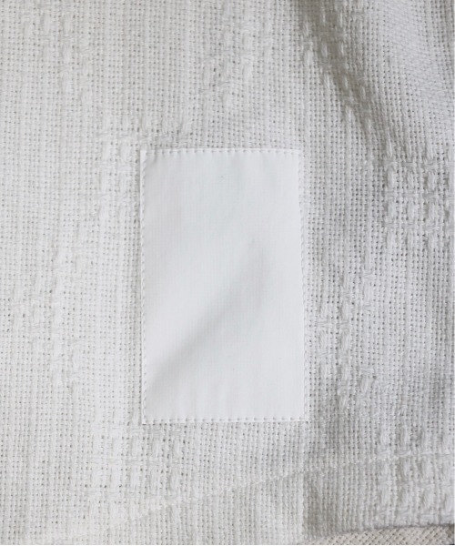 C.E.L.STORE（セルストア）の「MADE IN STANDARD/メイドインスタンダード 4B HENLEY SHIRTSヘンリーネックビッグシルエット（Tシャツ/カットソー・メンズ・ホワイト/ナチュラル・L/MEDIUM）」の6枚目の写真