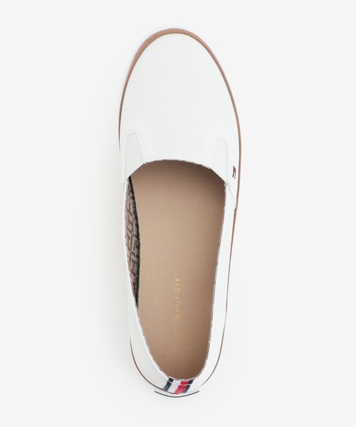 TOMMY HILFIGER(トミーヒルフィガー)の「フラッグロゴスリッポン(スニーカー・レディース・ホワイト/ブラック/ピンク・22.5cm/23cm/23.5cm/24cm/24.5cm/22cm)」の9枚目の写真