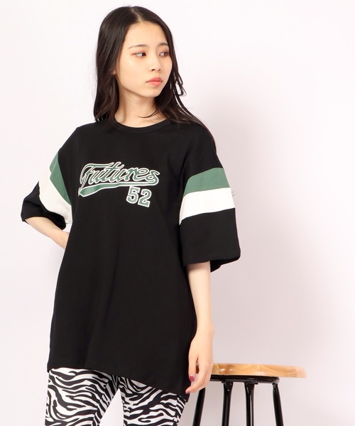 FUNALIVE(ファンアライブ)の「Sunsweet レトロ袖切りかえボックスロゴ半袖Tシャツ(Tシャツ/カットソー・メンズ・ホワイト/ブラック・M/L)」の15枚目の写真