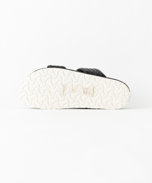 Au BANNISTER（オゥバニスター）の「【販売店舗限定】クッションベルトフットサンダル（サンダル・レディース・ブラック/ホワイト/キャメル・S/M/L）」の9枚目の写真