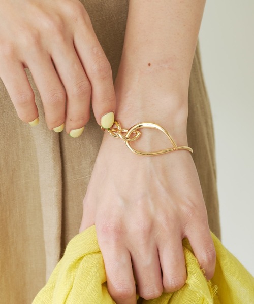 PAPILLONNER(パピヨネ)の「オーバルチェーンブレスレット//PAPILLONNER/パピヨネ(ブレスレット・レディース・ゴールド/シルバー・FREE)」の3枚目の写真