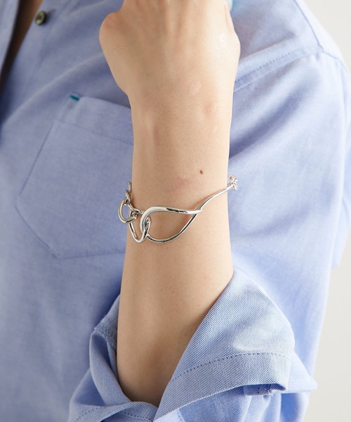 PAPILLONNER(パピヨネ)の「オーバルチェーンブレスレット//PAPILLONNER/パピヨネ(ブレスレット・レディース・ゴールド/シルバー・FREE)」の9枚目の写真