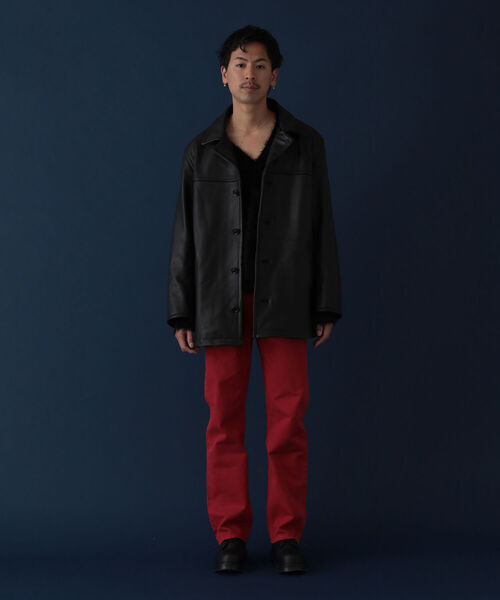 VAPORIZE / シルバー レザージャケットCow Leather VAPORIZE（ヴェイパライズ）の「VAPORIZE / Goat Leather Zip Blouson