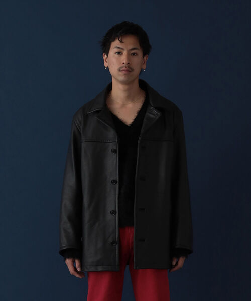 VAPORIZE（ヴェイパライズ）の「VAPORIZE / Cow Leather Car Coat