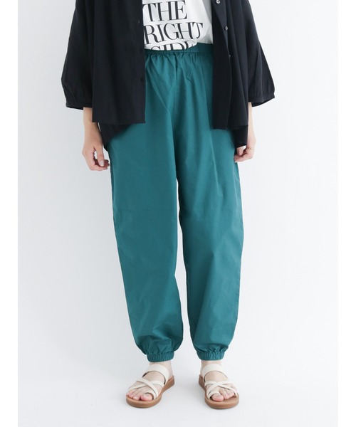 Samansa Mos2（サマンサ モスモス）の「裾ゴムテーパードパンツ（その他パンツ・レディース・ベージュ/パープル/ピンク/グリーン/チャコール・ﾌﾘ-）」の12枚目の写真