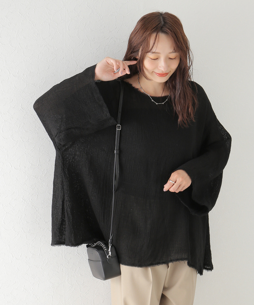 Plage - Plage 【R’IAM】KARAMI RELAX ブラウス new plage（プラージュ）の「【R'IAM】KARAMI RELAX ブラウス new