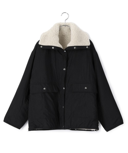 ADAM ET ROPE'（アダムエロペ）の「リバーシブルボアブルゾン（ブルゾン・レディース・ブラック/ホワイト系その他5・FREE）」の17枚目の写真