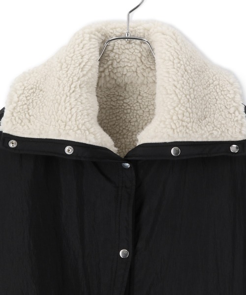 ADAM ET ROPE'（アダムエロペ）の「リバーシブルボアブルゾン（ブルゾン・レディース・ブラック/ホワイト系その他5・FREE）」の19枚目の写真